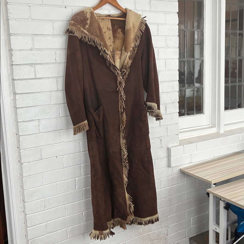 Vintage Suede Fringe Jacket